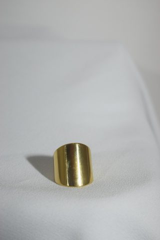 Ατσάλινο φαρδύ ρυθμιζόμενο δαχτυλίδι