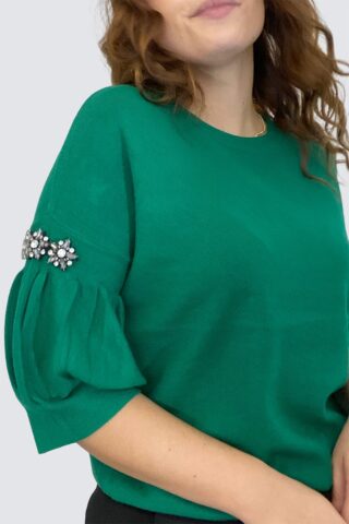 Μπλούζα με μανίκια ballon - Image 7