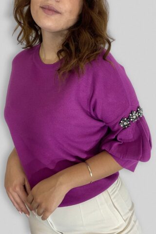 Μπλούζα με μανίκια ballon - Image 6