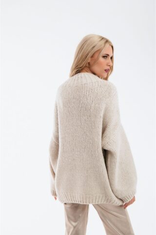 Over size πουλόβερ με ψηλό γιακά - Image 5