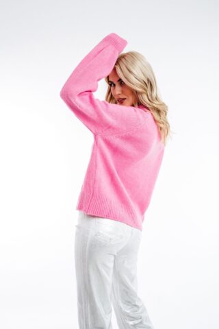 Πλεκτό πουλόβερ με άνετη εφαρμογή - Image 4