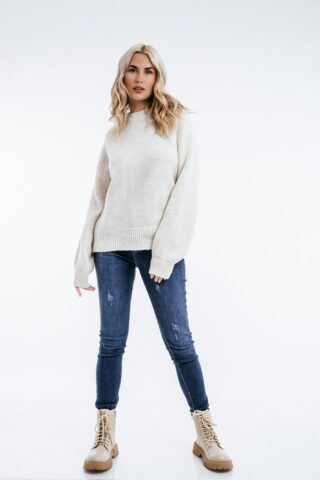 Πλεκτό πουλόβερ με άνετη εφαρμογή - Image 7