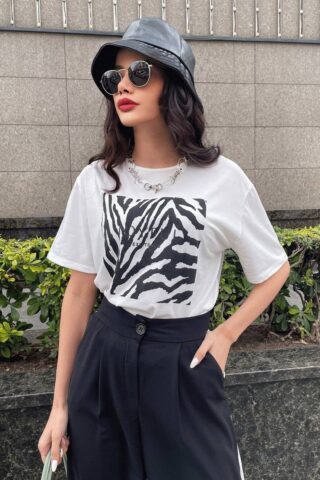 Τ-shirt με στάμπα