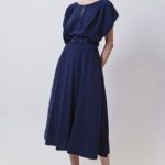 Φόρεμα κρεπ χυτό