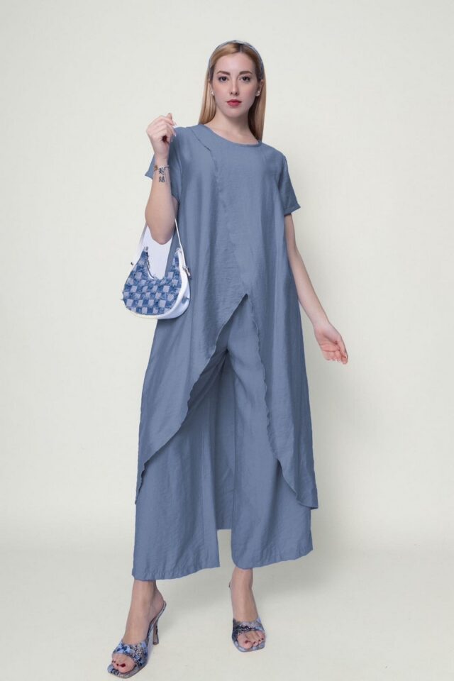 Σετ με τουνίκ και παντελόνα-4022 Σετ με τουνίκ και παντελόνα