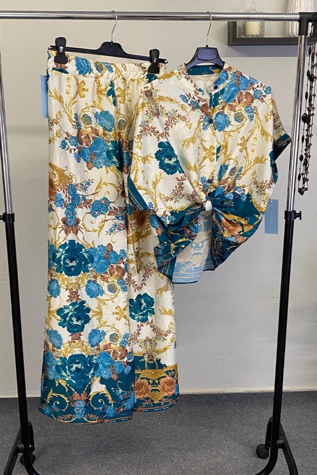 Γυναικείο σετ σατέν-4033 Γυναικείο σετ σατέν