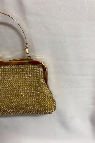 Βραδινό τσαντάκι δίχωρο χρυσό - Image 3