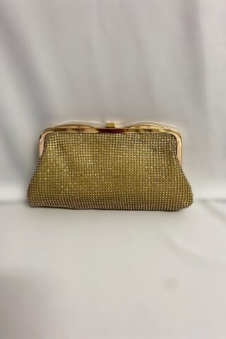 Βραδινό τσαντάκι δίχωρο χρυσό - Image 4