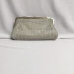 Βραδινό τσαντάκι δίχωρο ασημί