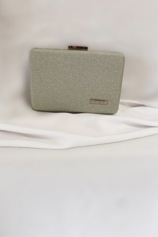 Τσαντάκι clutch ασημί