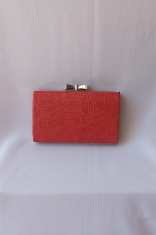 Τσάντα clutch κόκκινη