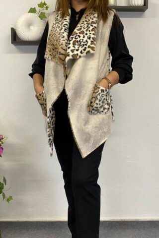 Γυναικείο γιλέκο με ασσυμετρία