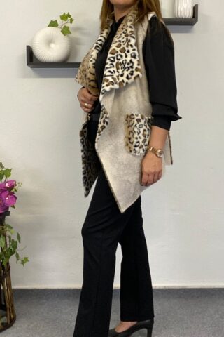 Γυναικείο γιλέκο με ασσυμετρία - Image 3