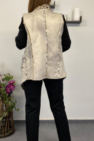 Γυναικείο γιλέκο με ασσυμετρία - Image 4