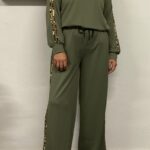 Γυναικείο σετ με ρίγα