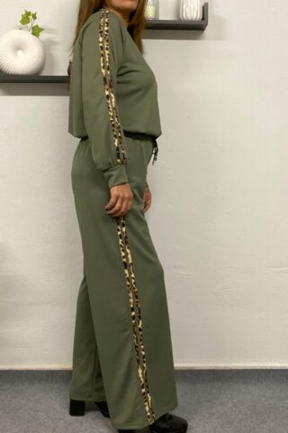 Γυναικείο σετ με ρίγα - Image 2