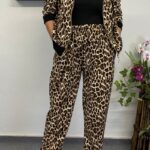 Γυναικείο σετ με leopar print