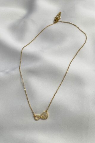 Κολιέ άπειρο σε χρυσό χρώμα