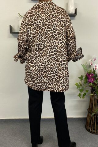 Γυναικείο πουκάμισο με leopard print - Image 5