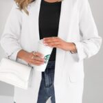 Λευκό γυναικείο σακάκι