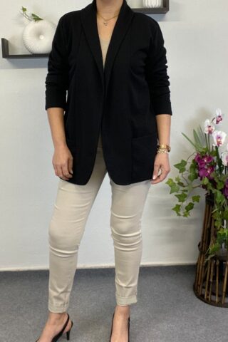 Γυναικείο σακάκι-ζακέτα με τσέπες - Image 3