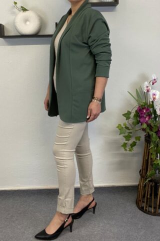 Γυναικείο σακάκι-ζακέτα με τσέπες - Image 5