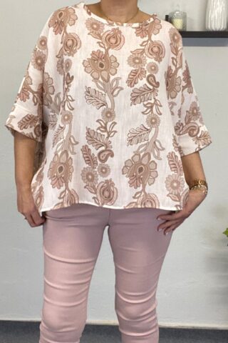 Γυναικεία φλοράλ μπλούζα - Image 3