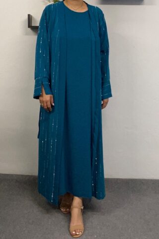 Γυναικείο σετ φόρεμα με κιμονό