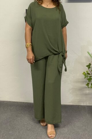 Γυναικείο σετ με δέσιμο στο πλάι