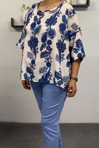 Γυναικεία φλοράλ μπλούζα - Image 5