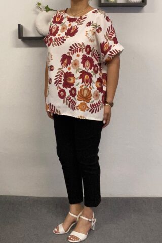 Φλοράλ γυναικεία μπλούζα - Image 5