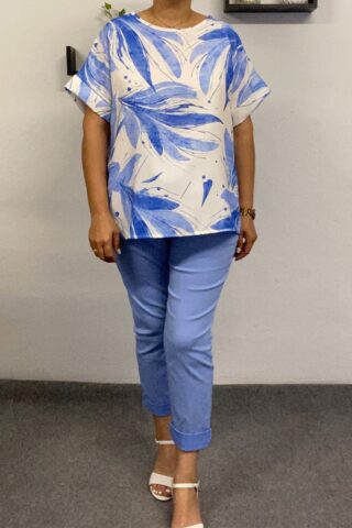 Φλοράλ γυναικεία μπλούζα - Image 6