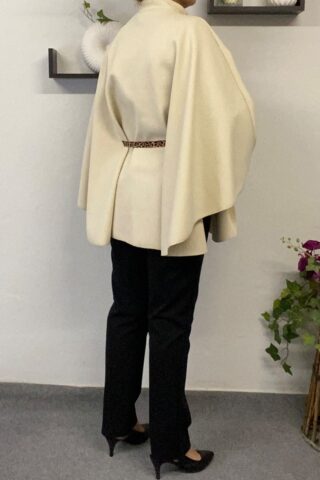 Γυναικεία κάπα με ζώνη. - Image 11