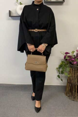 Γυναικεία κάπα με ζώνη. - Image 13