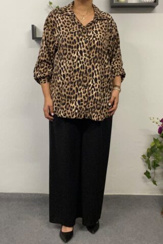 Πουκάμισο γυναικείο με leopard print