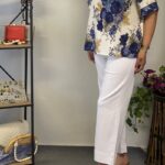 Κροπ γυναικείο τζιν ψηλόμεσο