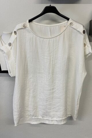 Γυναικεία μπλούζα με κουμπιά στους ώμους - Image 7